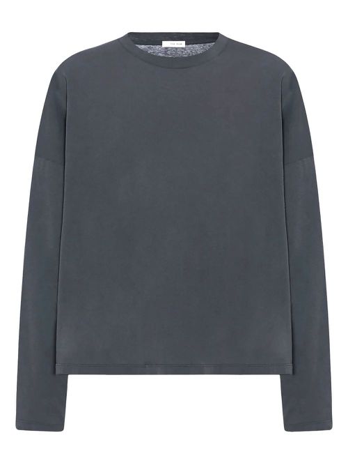 Haru long-sleeve crew-neck top - Grey