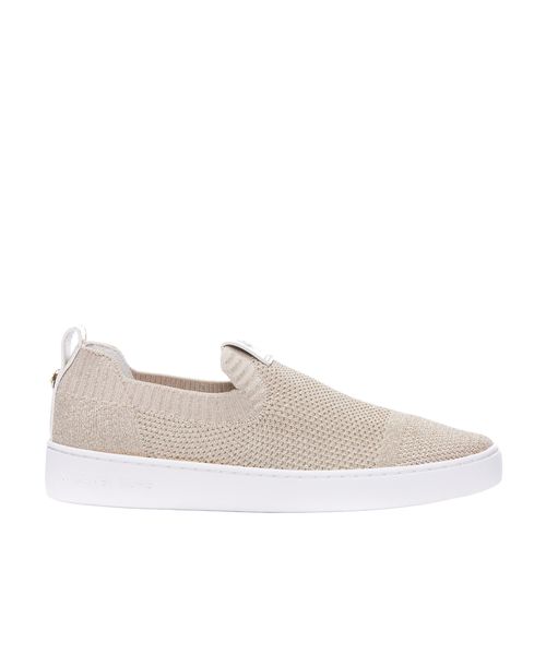 stretch knit slip-on sneakers