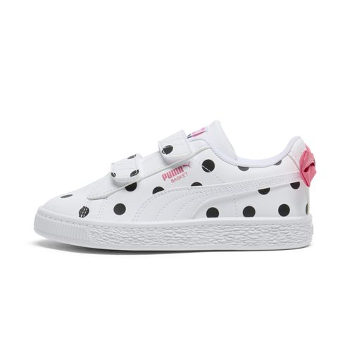 PUMA Basket Bow Little Kids' Sneakers in White