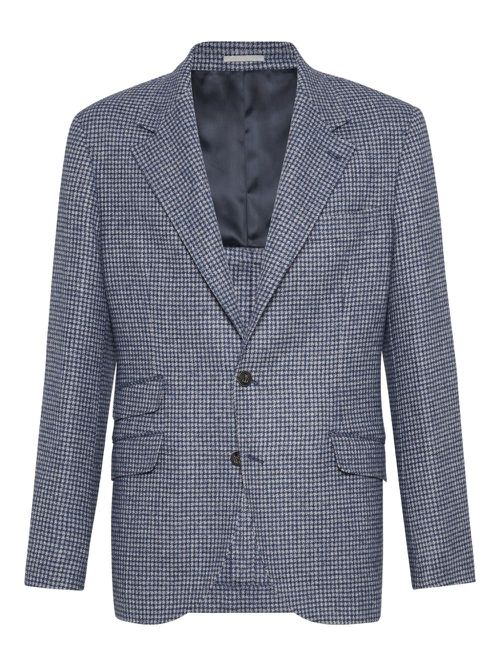 Dogtooth blazer - Blue