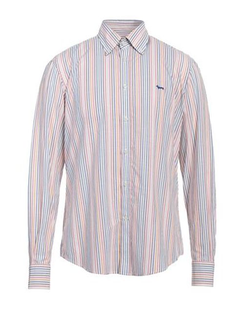 Man Shirt Orange Size 3XL Linen