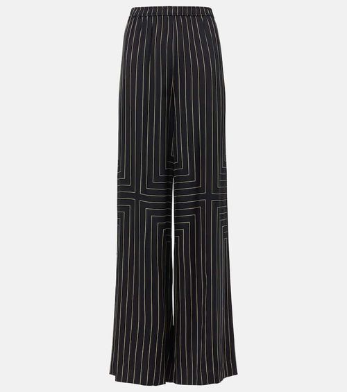 Hulin silk-blend wide-leg pants