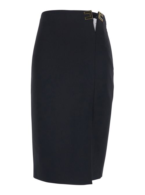 Technical Fabric Skirt — Black