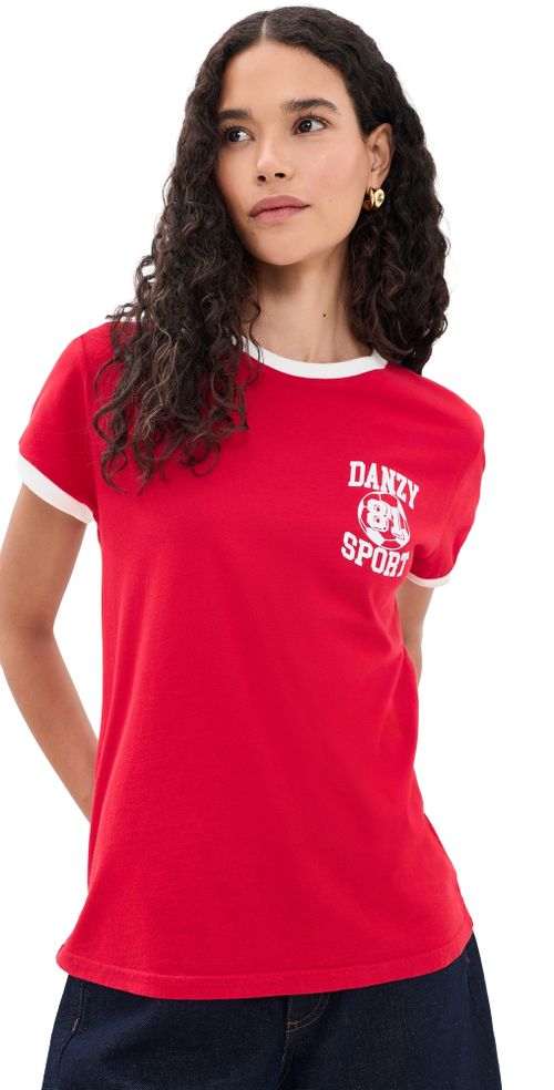 Vintage Fit Style Soccer Jersey Red