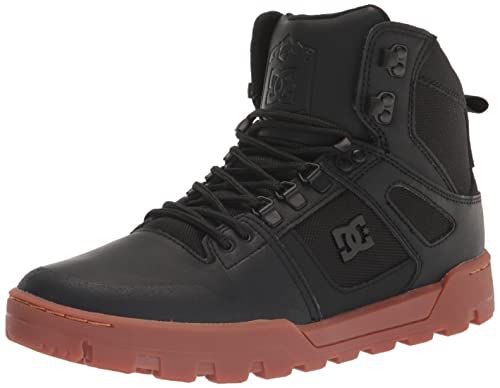 DC Men's Pure High-Top Water Resistant Boot Skate Shoe Snow