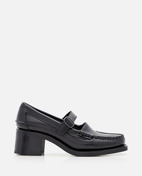 50mm Blanquer Leather Mary Jane Loafers