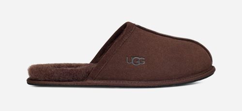 ® Men's Scuff Sheepskin Backless Slipper in Dusted Cocoa