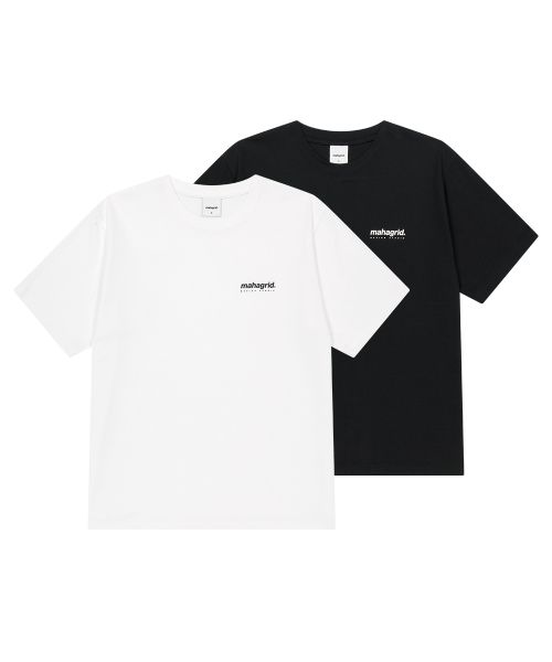 2PACK ORIGIN LOGO TEE WH/BK