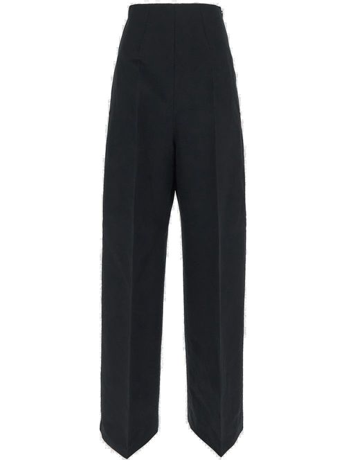 High Waist Straight Leg Trousers