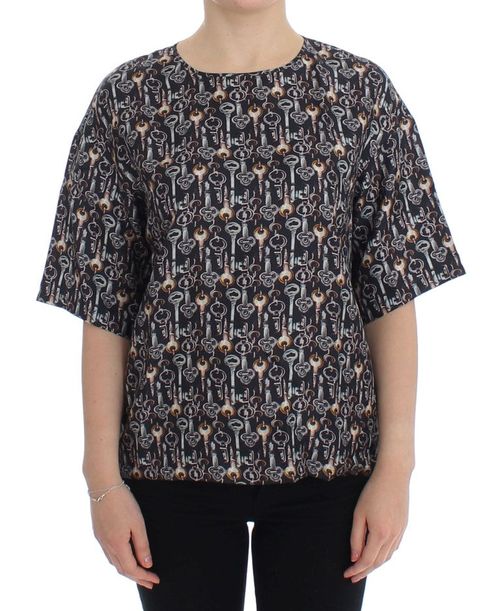 Enchanted Sicily Blouse — Gray