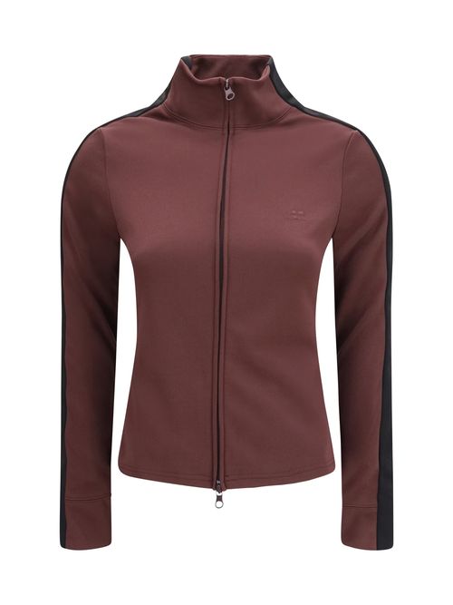 Bicolor Tracksuit Sweatshirt — Red