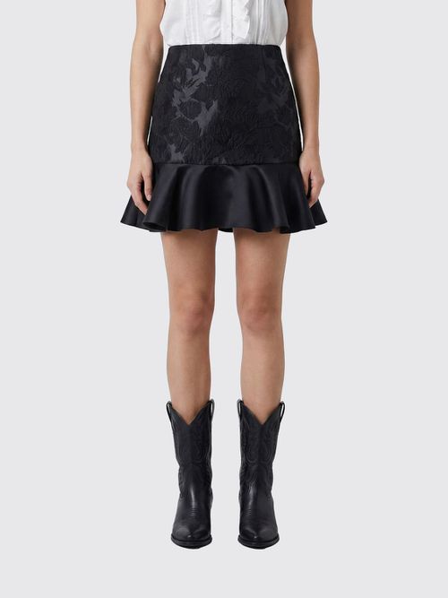 Skirt Woman color Black