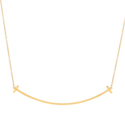 Tiffany T Smile Pendant Necklace