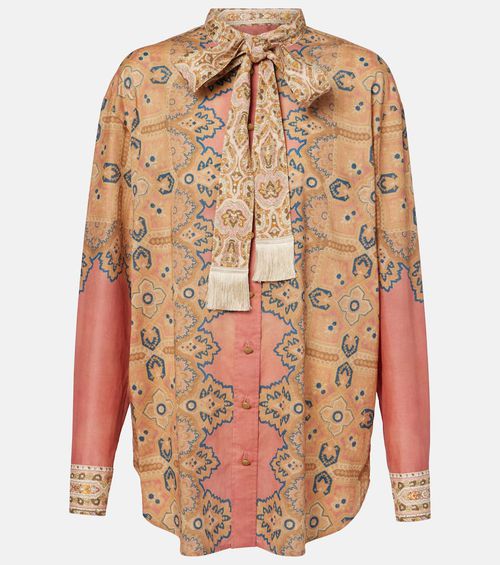 Voyage Imaginaire cotton muslin blouse