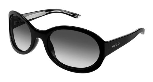 Grey Gradient Oversized Ladies Sunglasses GG2012S 001 62