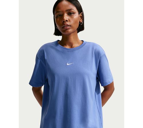 Women's Sportswear Crewneck T-Shirt - Light Medium Blue/white