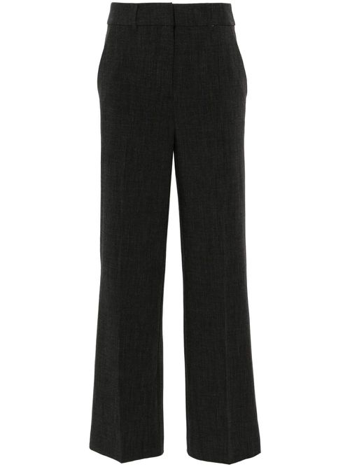 Straight-leg tailored trousers - Grey