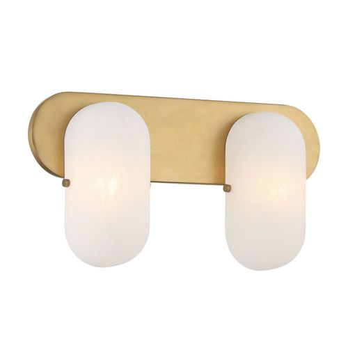 Legacy Brass Bathroom Vanity Light from the Heathcote Collection