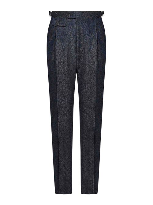 Denim Super 150S Merino Wool Trousers