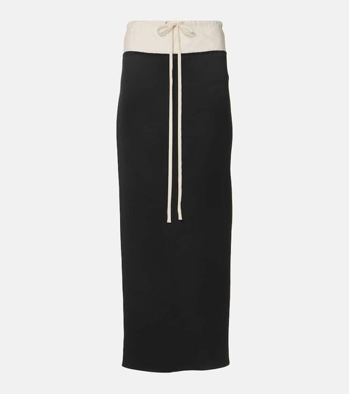 Chet satin maxi skirt