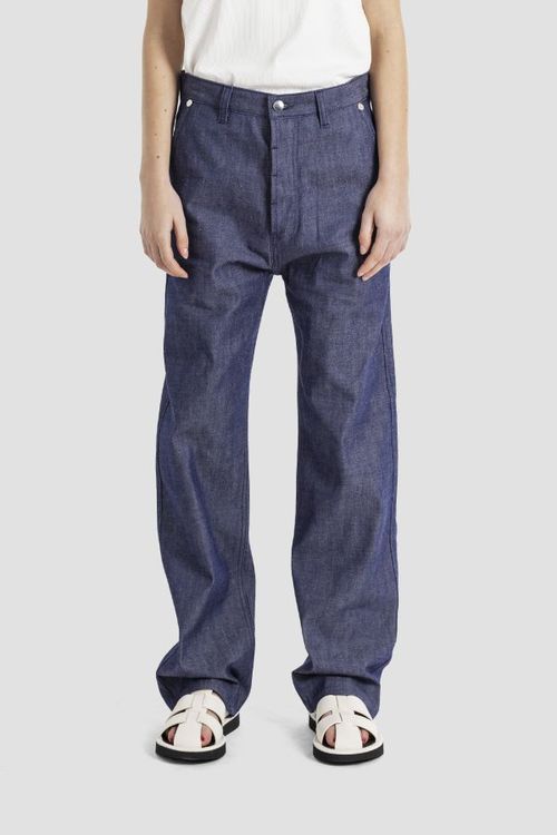 Raw Indigo Denim Jeans — Navy