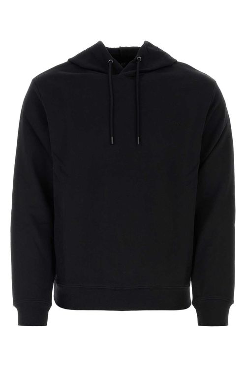 Black Cotton Sweatshirt