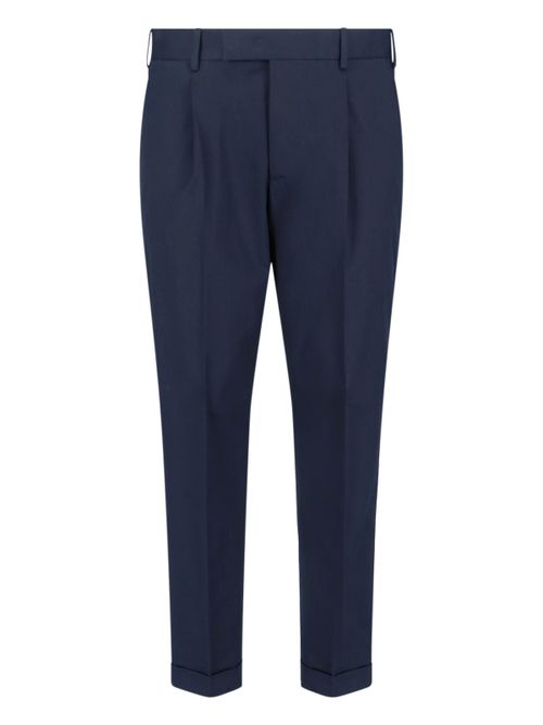 Men's Cotton-Elastane Trousers