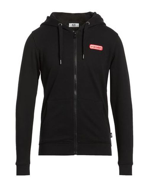 Man Sweatshirt Black Size L Cotton
