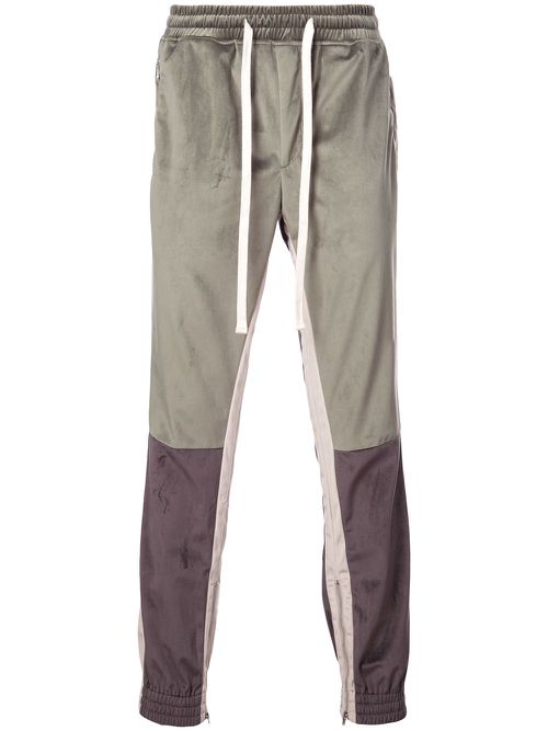 Varsity track pants - Green