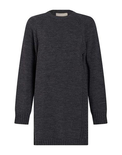 Woman Mini dress Grey Size M Acrylic, Wool, Viscose, Alpaca wool