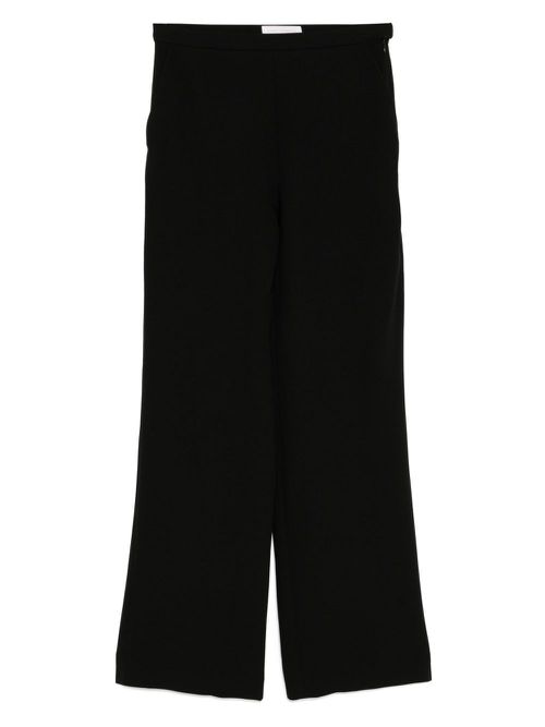 Floral tailored pants - Black