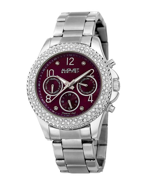 Women's Stainless Steel Diamond Watch