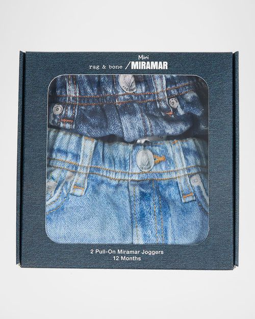 Kid's Mini Miramar Cotton Joggers 2-Piece Set