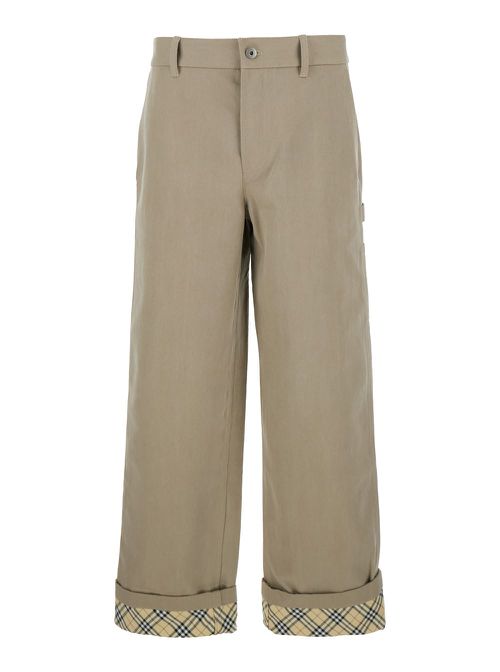 Mw Relaxed Check Lined Work Trousers