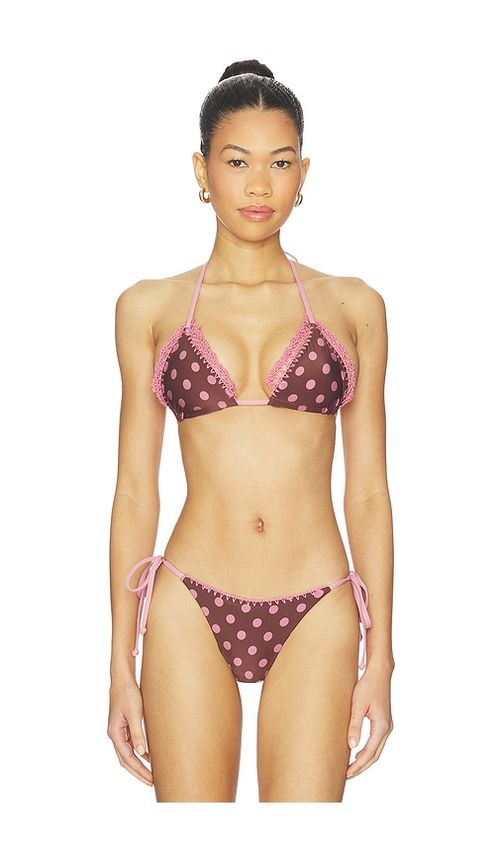 LSPACE Samba Top in Mauve. - S also in XS, M