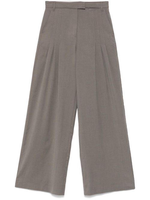 Wide suiting trousers - Grey