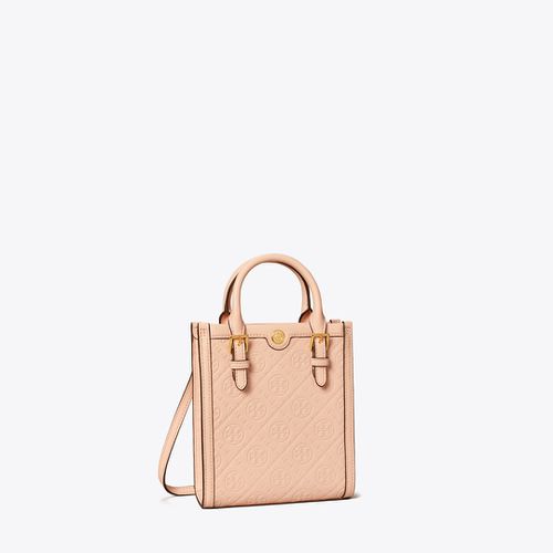 T Monogram Leather Mini Tote