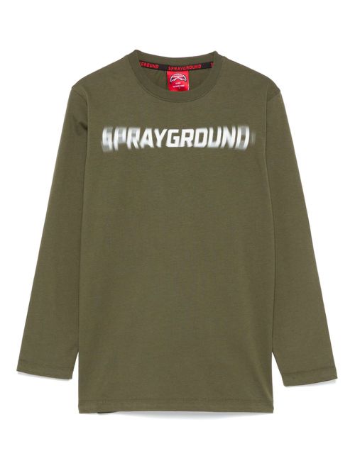 Bokeh Effect T-shirt - Green