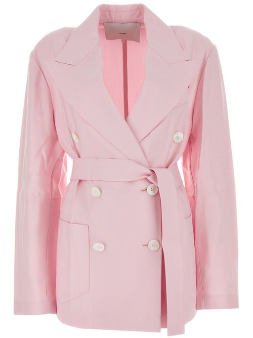 Origami double-breasted blazer - Pink