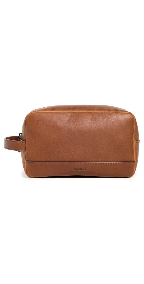 Leather Travel Kit Medbrown One Size