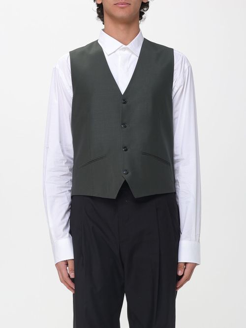 Suit Vest Men color Green