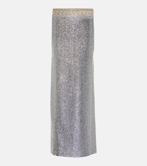 Embellished maxi skirt