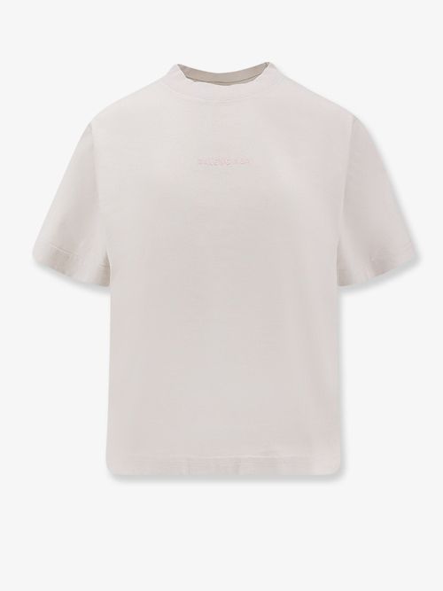 Logo-Embroidered Cotton T-Shirt — Gray