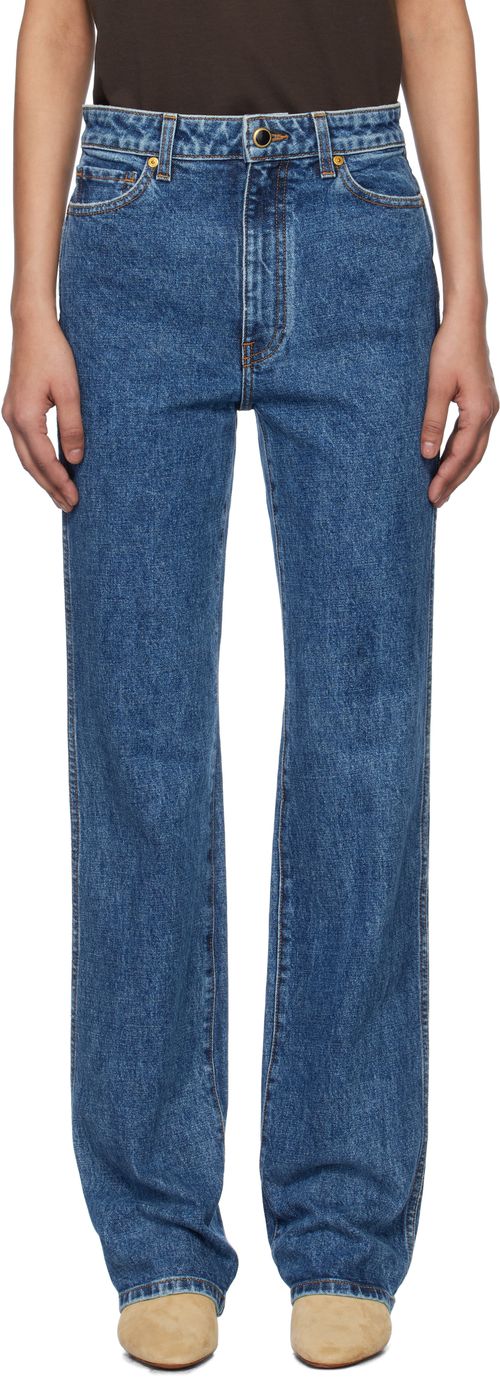 KHAITE Blue Danielle Jeans