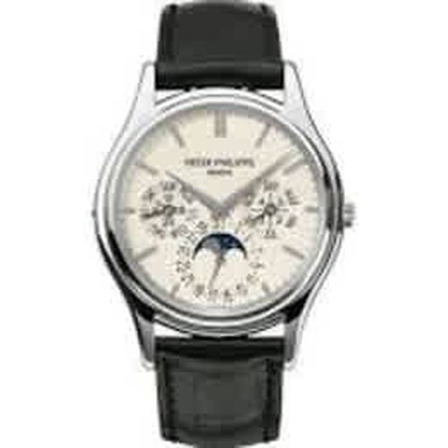 Calatrava Perpetual Calendar 18kt White Gold Mens Watch 5140G