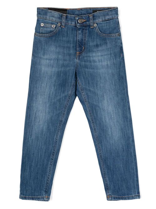 Logo-patch jeans - Blue