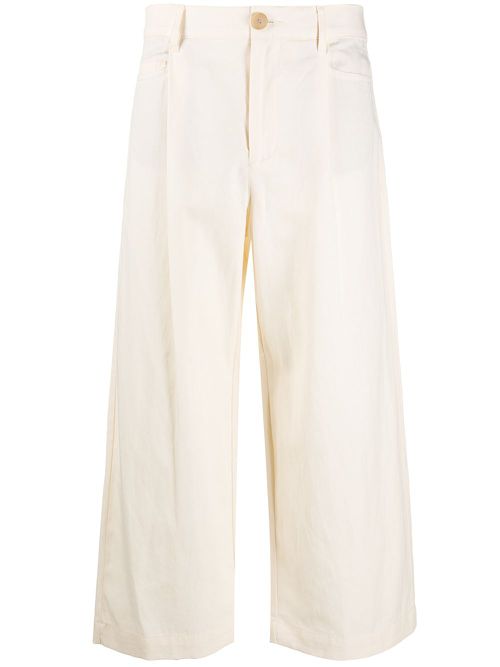 High-waist culottes - Neutrals
