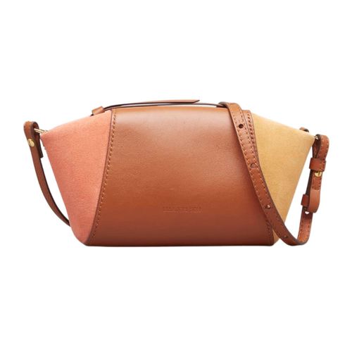 Imogen Soft Small Clutch In Dahlia Colorblock