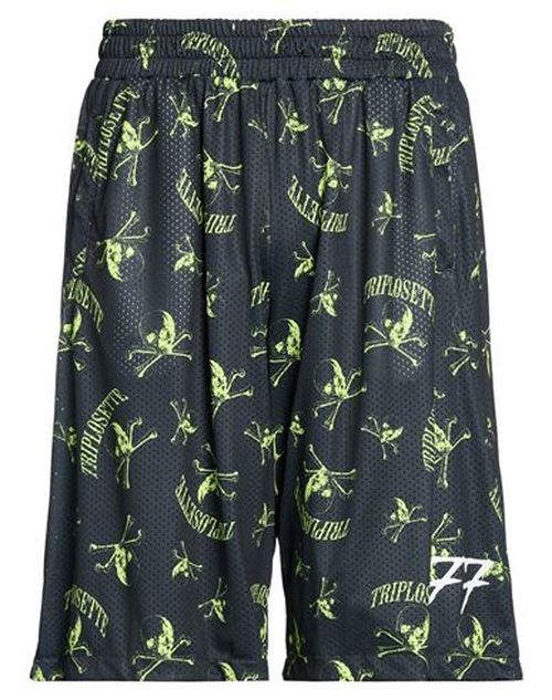 Man Shorts & Bermuda Shorts Black Size S Polyester