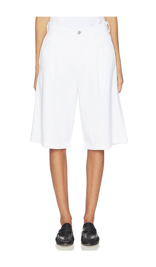 DL1961 DL Aura Hepburn High Rise Denim Short in Ivory. 27. Also